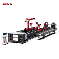 ZMDE Placas de refuerzo inteligentes de haz en H Robot de estación de trabajo de soldadura y remachado automatizado basado en PLC con capacidad de 1 m/min