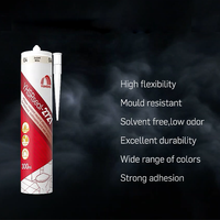 Sampel Gratis Sealant Silikon Netral Tahan Air dan Anti Jamur untuk Konstruksi Kaca, Sealant Silikon Netral Profesional OEM