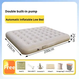 Nueva Cama Inflable Portátil, Cómoda, Doble, Gruesa, con Superficie Aterciopelada, para Tienda de Campaña, Respaldo, Cojín, Colchón, Venta al por Mayor - Product Image 6