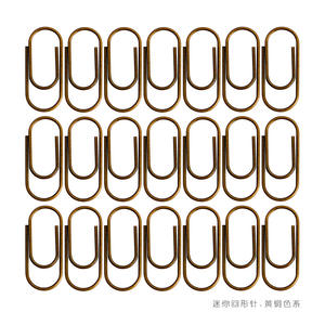 Clips de papier en forme de cœur doré mignon de petite taille 2026, clips de papier miniatures en métal rose doré de 15 mm - Product Image 4