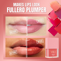 Gloss à lèvres mat en tube carré avec applicateur doe foot, étui givré, faible MOQ, logo personnalisé, marque privée, rouge à lèvres liquide OEM