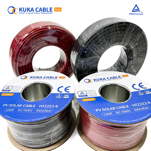 Câble solaire H1Z2Z2-K TUV, rouleau de 100 m, 4 mm², 6 mm², faible émission de fumée, sans halogène, étanche IP68, pour système solaire domestique - Product Image 4