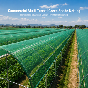 Malla de Sombra Comercial Multitúnel para Protección de Cultivos Agrícolas, Prevención de Quemaduras Solares y Regulación del Microclima - Product Image 1