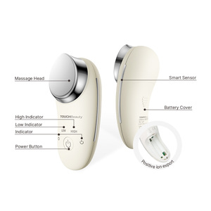 TOUCHBeauty TB-1681 Masajeador eléctrico de mano para levantamiento de cara y cuello antienvejecimiento, uso en viajes en casa, tecnología de vibración de iones negativos - Product Image 4