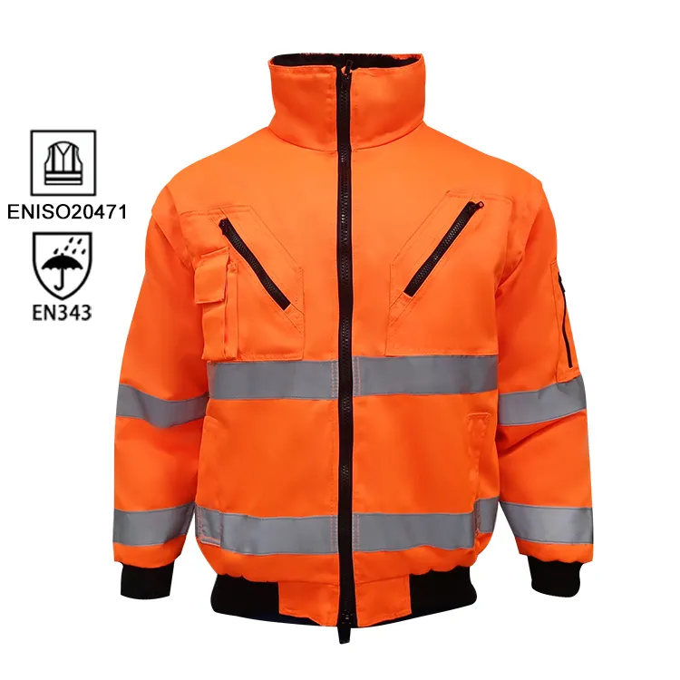 Pilotenwarnschutzjacke-chaqueta con reflectores-trabajo chaqueta s-4xl 