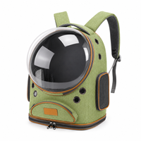 Sac à dos de transport léger et respirant pour animaux de compagnie, pour petits chiens et chats, sac de voyage portable en tissu Oxford avec fenêtre panoramique à bulles