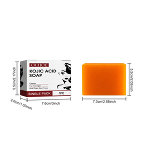 Vente chaude Marque privée Mains propres Kojie San Blanchiment de la peau Éclaircissant Savon à l'acide kojique au curcuma - Product Image 1