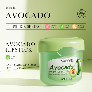 <span class=keywords><strong>Baume</strong></span> à lèvres hydratant SADOER au miel, pêche et avocat, masque nourrissant pour des lèvres roses et douces, avec des contenants uniques pour <span class=keywords><strong>baume</strong></span> à lèvres - Product Image 4