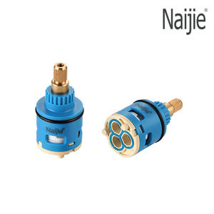 Fournisseur de cartouches de robinet en céramique double-océan de 26 mm, réglage de précision à trois vitesses pour eau chaude et froide - Product Image 5