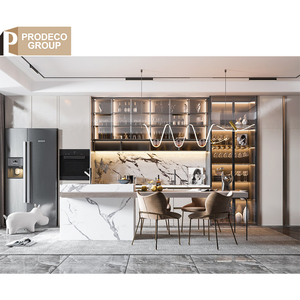 Prodeco nhà bếp trung đảo bảng với lưu trữ Modular giá Nhà Bếp Đựng thức ăn tủ cho căn hộ - Product Image 4