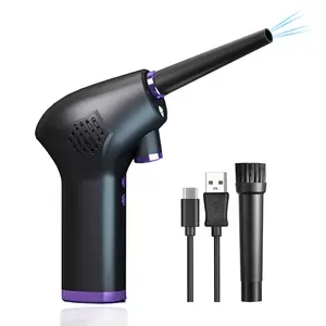 45000 RPM Electric Air Can 15000mAh Cordless Compressed Air Blower Duster Gun Rechargeable for Car Keyboard Cleaning