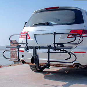 2 bici pieghevole stile piattaforma portabiciclette montato gancio portabiciclette portabiciclette <span class=keywords><strong>per</strong></span> SUV Sedan - Product Image 3