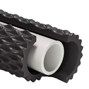 Logo personalizzato Yoga massaggio rullo a spina di pesce forma ad alta densità rullo di schiuma per l'esercizio e il recupero - Product Image 3