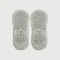 WUYANG FACTORY Gros Grip Logo Coton Fait Rayures Conception Personnalisée Antidérapant Antidérapant Porter Des Chaussettes De Yoga Confortables