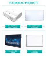 Projecteur laser DLP 1080P à ultra courte focale, fabriqué en Chine, avec 400 lumens et haut-parleurs intégrés pour l'éducation, 20 % de réduction