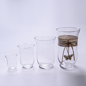 Bougeoir pilier ouragan pièce maîtresse décorative pour <span class=keywords><strong>photophore</strong></span> flottant, mariage, affichage à la maison, vacances 3 Pc Set 6 "8" 10" - Product Image 1