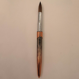 Kolinsky Acrylic Nail <b>Brush</b> Pure Sable Custom Logo Wholesale Manicure Salon Painting Drawing Building Nail Art Tool Wood Handle - Product Image 3
