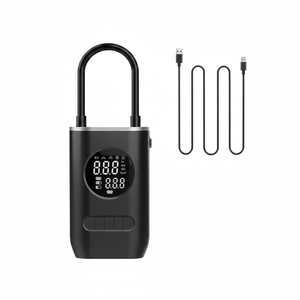 Pompe électrique numérique rechargeable 150 Psi haute pression alimentée par batterie pour sports de ballon avec moteur DC et contrôle entièrement automatique - Product Image 2