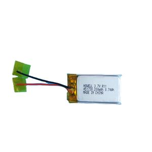3.7v 200mah 리튬 이온 451730 리튬 폴리머 200mah 리튬 포 배터리 - Product Image 1
