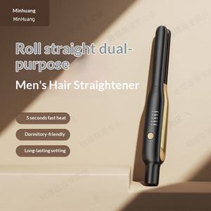 Piastra e arricciacapelli elettrico da uomo 2-in-1 per uso internazionale - Product Image 3