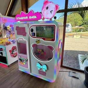 Máquina Expendedora de Algodón de Azúcar Inteligente y Totalmente Automática, Compatible con Múltiples Idiomas, Monedas, Tarjetas de Crédito, Gestión Remota por Aplicación - Product Image 3