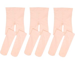 Pantimedias de Punto Beige con Diseño de Estribo para Mujeres de Escuelas de Danza - Product Image 1