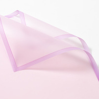 Papier en rouleau translucide enduit de PE imperméable en gros pour emballage cadeau, décoration de fleurs, chocolats et emballage artisanal