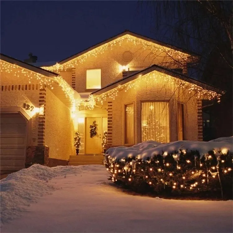 Holiday Outdoor 100 LED String Lights 10M 220V 110V natale natale decorazioni per feste di matrimonio illuminazione ghirlanda luce natalizia