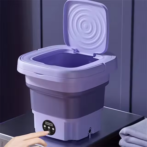 Nouvelle mini-lave-linge portable pliable de 8 L pour la maison, idéale pour les vêtements de bébé - Product Image 3