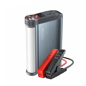 Yesido Aluminum Alloy Shell Car Emergency Starter 10000mAh Power Bank For Car Battery Emergency Start Use