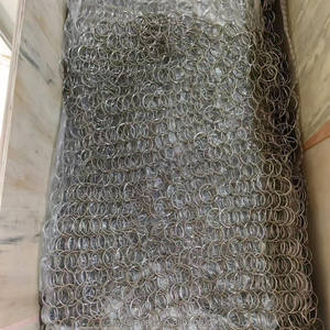 Cortina de Agua de Malla de Anillos Entrelazados Estética para Fachada, Cascada de Acero Inoxidable para Interiores - Product Image 5