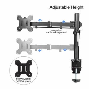 Single Arm Monitor Mount Stand 10-27 Inch Screen <b>Bracket</b> Maximum Tilt Angle <b>90</b> <b>Degrees</b> New & Stock 32 Inches - Product Image 5