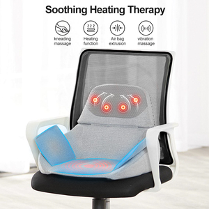 Cojín masajeador portátil Shiatsu para amasar, calentador <span class=keywords><strong>de</strong></span> hojaldre, cojín para silla <span class=keywords><strong>de</strong></span> muslo, vibración <span class=keywords><strong>de</strong></span> calor para asientos <span class=keywords><strong>de</strong></span> coche, masaje corporal - Product Image 3