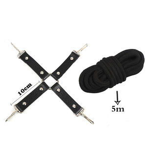 Ensemble en cuir BDSM 10 pièces pour la domination féminine, menottes pour adultes, bandeau pour les yeux, fouet, bondage, produits sexuels alternatifs - Product Image 4