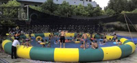 Structure gonflable en PVC pour l'extérieur et l'intérieur : Aventures aquatiques, Roller Ball Zorb, installations aquatiques commerciales amusantes