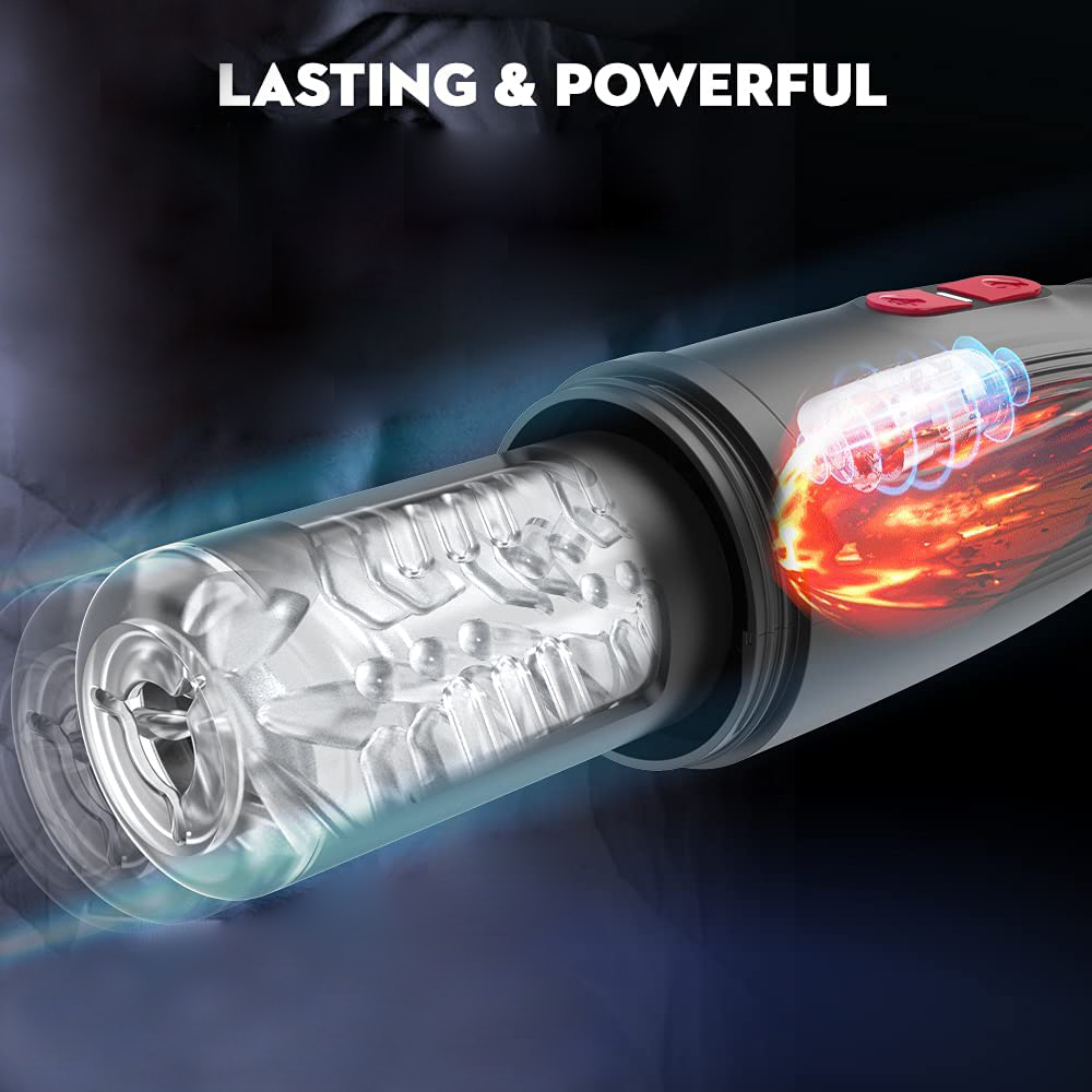 Male Masturbator Vibrator Masturbation Real Pussy Vibration Telescopic Rotation Automatic Masturbating Cup For Men Sex Toy