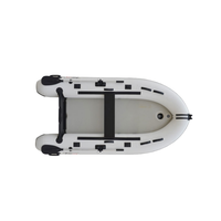230 cm OEM usine bateau de pêche tapis d'air sol V forme fond bateau gonflable avec moteurs de bateau à vendre