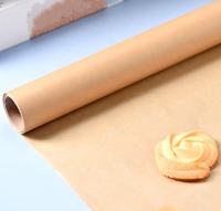 Rouleau de papier cuisson antiadhésif et résistant à la graisse, résistant aux hautes températures, jetable, en silicone, pour biscuits, pain et gelée