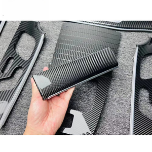 Finitions intérieures de haute qualité pour GLS X167 2019-2023, décorations intérieures de voiture GLS, bandes de garniture intérieures en fibre de carbone. - Product Image 4