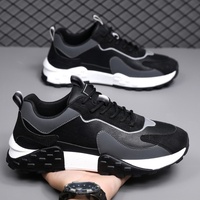Chaussures décontractées rétro pour hommes en patchwork, baskets tendance à blocs de couleur, confortables pour la marche quotidienne, à prix abordable