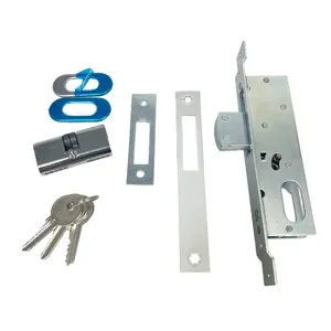 Wholesale Factory Blue Zinc Plated Door Dead Mortise Lock Body Set With Cylinder Key For Hotel