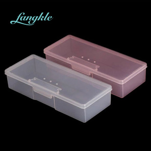Fangkle Wholesale Professional <strong>Nail</strong> Personal Care Box Empty Rectangular <strong>Nail</strong> Brush Storage <strong>case</strong> - Product Image 1