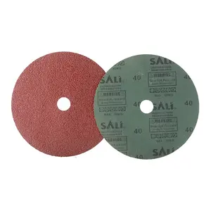 SALI Abrasive Sandpaper Aluminum Oxide Wood Metal Grinding Deburring Polishing Fiber Disc