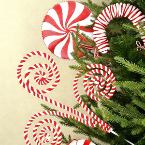 <b>Christmas</b> Eco-Friendly Reusable Foam Icing Effect Lollipop Dress-Up Ornaments Stage Shooting <b>Props</b> Festival Scene Decorations - Product Image 4