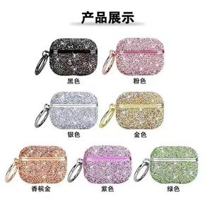 Pour <span class=keywords><strong>Airpods</strong></span> 3 Generation Case Luxury Bling Diamond Case Rhinestone Cover pour <span class=keywords><strong>Apple</strong></span> Airpod 1/ 2 / Pro - Product Image 1