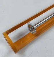 Pistolet à calfeutrer en silicone transparent tout usage avec source d'alimentation manuelle Kit d'outils de calfeutrage complet de qualité industrielle pour le bricolage