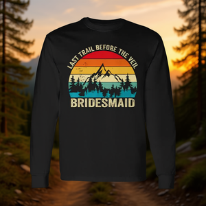 T-shirt à manches longues pour randonnée Last Trail Before The Veil Bridesmaid - Product Image 3