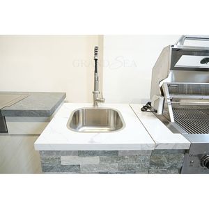 Attrezzatura per Barbecue e Pizza, Stazione Industriale con Cassetti Prefabbricati, Mobile per Cucina Esterna - Product Image 6