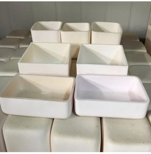 Creuset en céramique d'alumine à 99 % sur mesure, résistant aux hautes températures et stable - Product Image 4