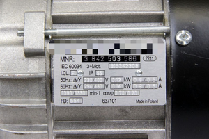 PLC <span class=keywords><strong>3</strong></span> 842 503 586 ba-giai đoạn động cơ 012 kW 1380 vòng/phút lập trình điều khiển - Product Image 2